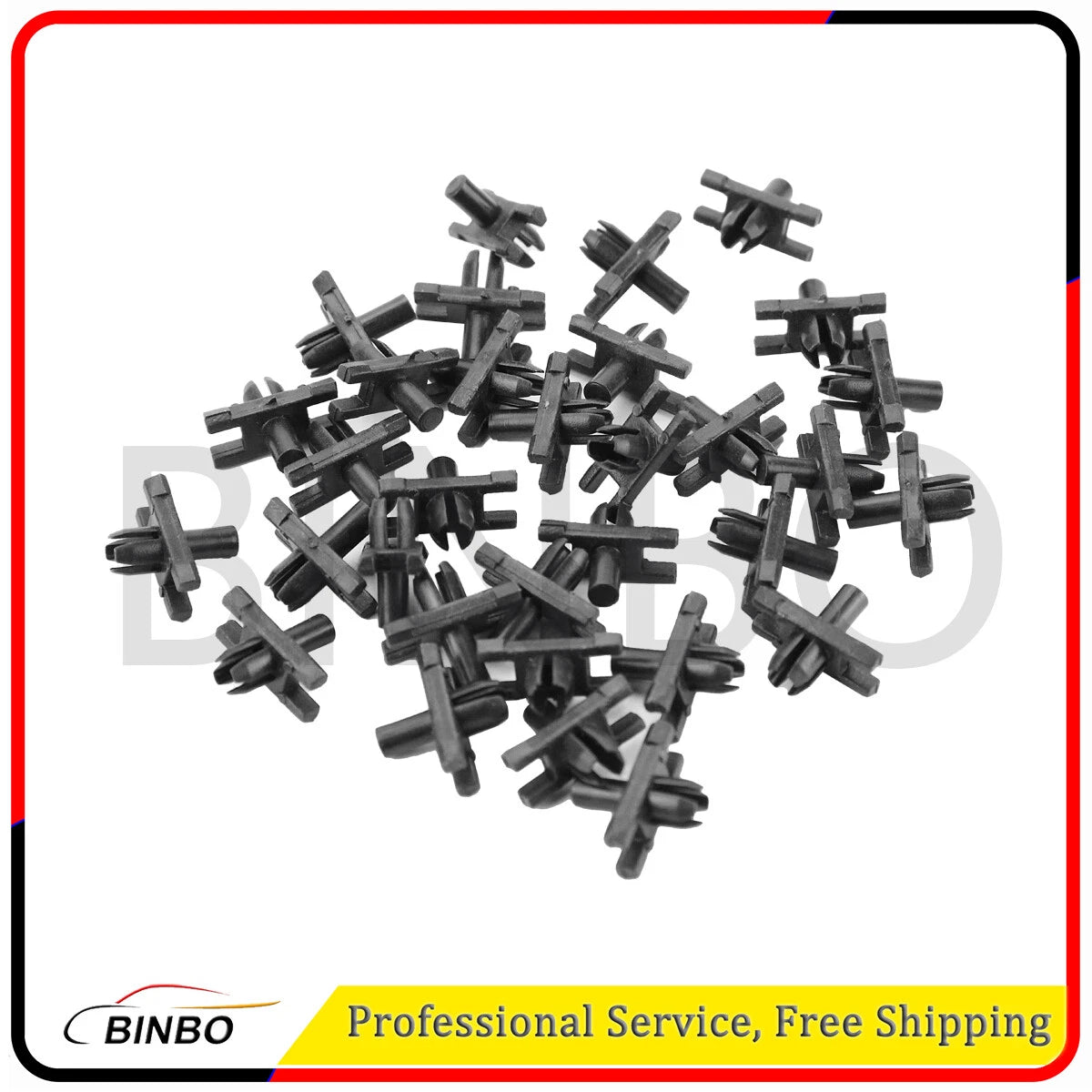 50 Pcs For BMW E10 1602 2002 2002Tii Body Side Moulding Clips Upper Belt Molding 07FC0E-D4 - KOEEK