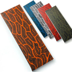 2pcs G10 Knife Handle Material Blanks Scales Composite Damascus Pattern DIY EDC 07FC0E-D4 - KOEEK