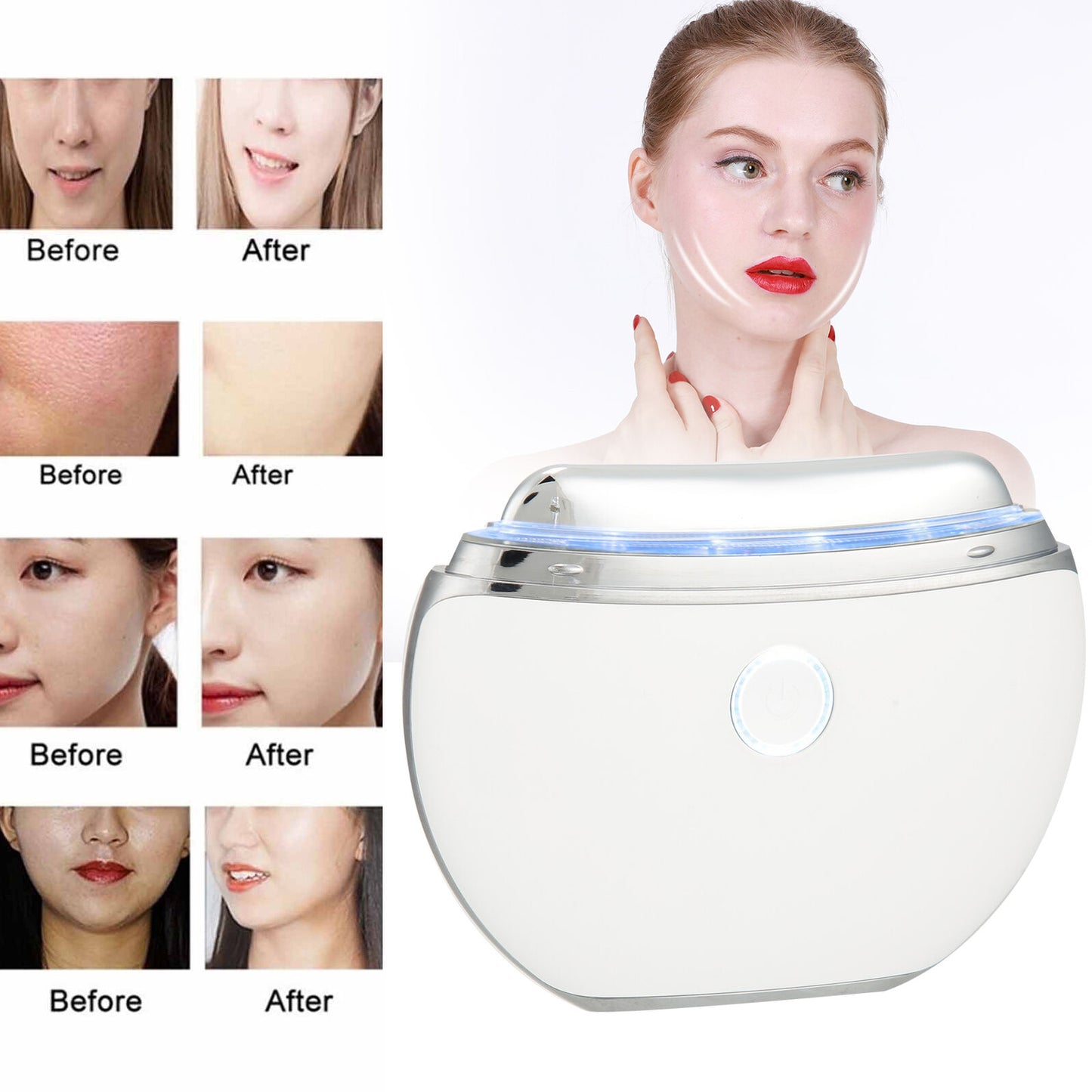 new Guasha Scraping Face Massager Lifting Constant Temperature Face Massager HGF koeek - KOEEK