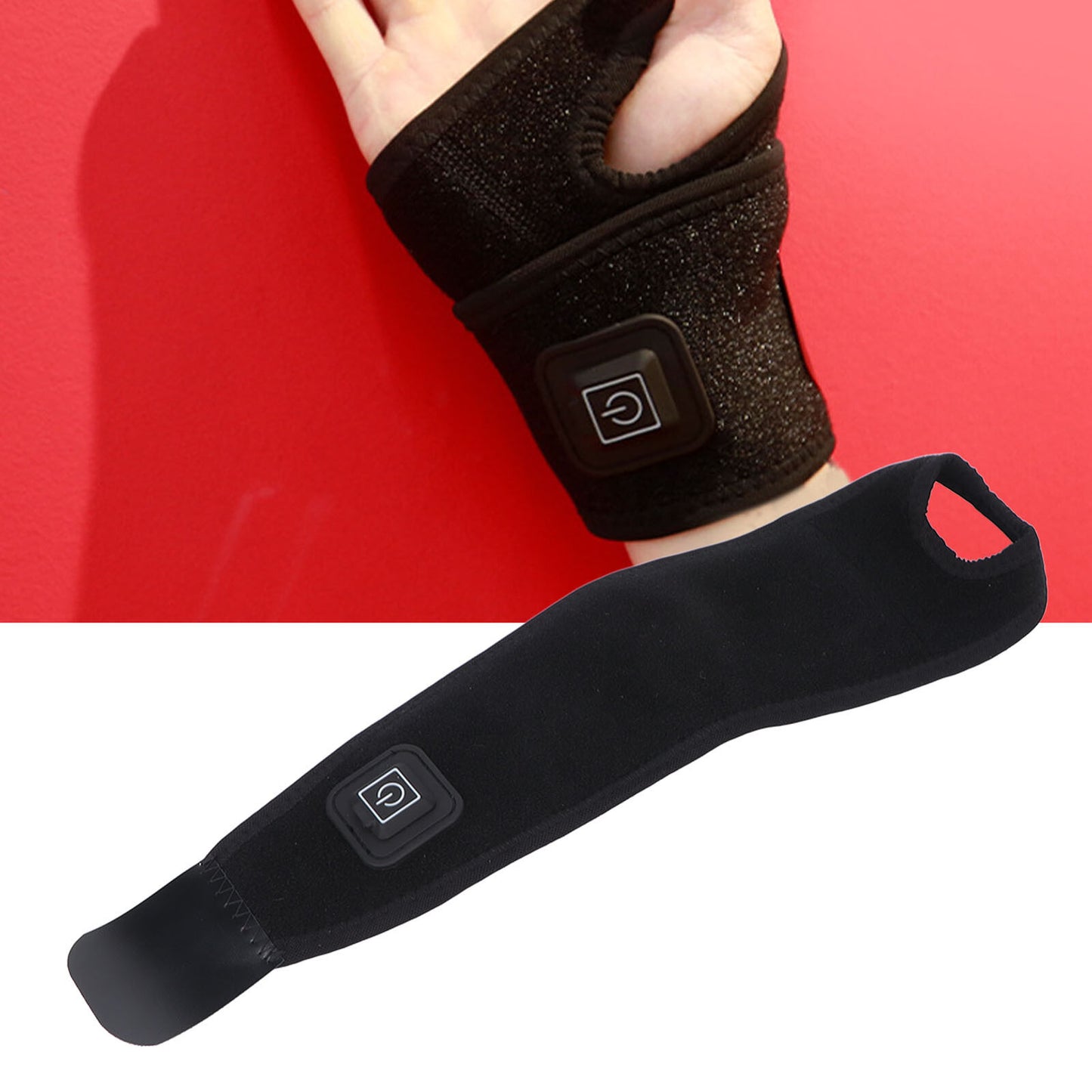 new Wrist Heated Brace Pain Relief Improve Blood CirculationB Electric Heat HGF koeek - KOEEK