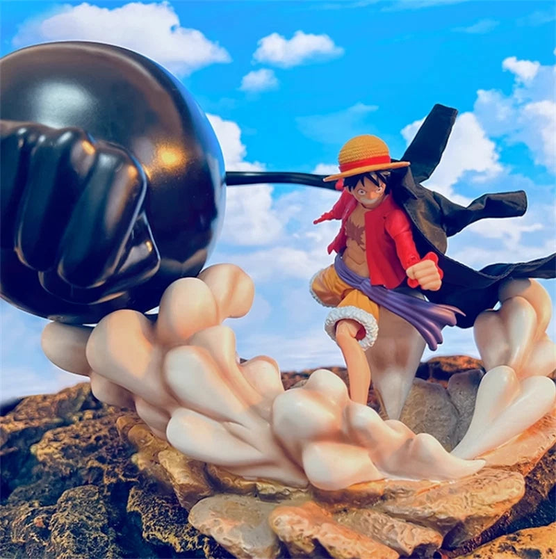 1/12 Black Wired Cloak Jacket Coat for 6" SHF Luffy One Piece Figure (No Figure) 07FC0E-D4 - KOEEK