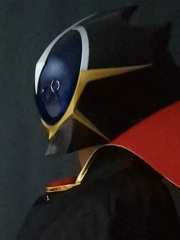 Code Geass Lelouch Zero Helmet Mask FRP Unisex Cosplay Props Halloween Masks 07FC0E-D4 - KOEEK