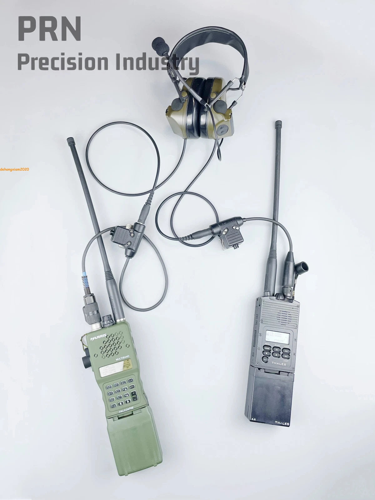 Replica PRN Dual Com COMTAC II COMTAC2 Headset DEVGRU NAVY SEALS OLDSCHOOL 07FC0E-D4 - KOEEK