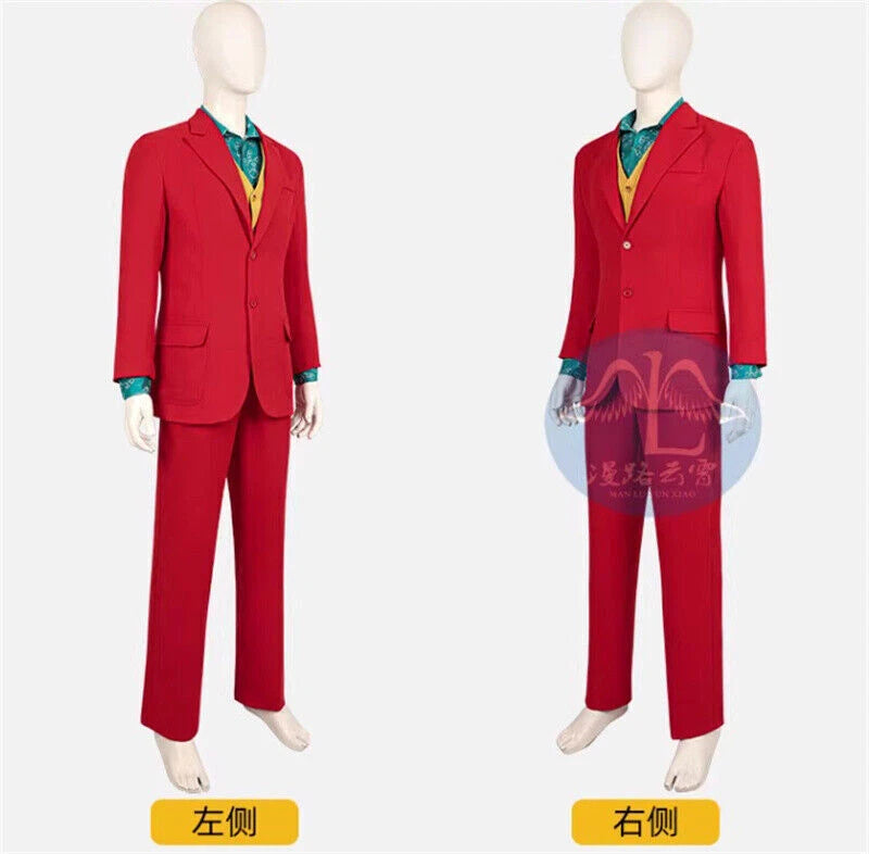 Joker: Folie à Deux The Joker Red Suit Uniform Cosplay Costume Outfit Halloween 07FC0E-D4 - KOEEK