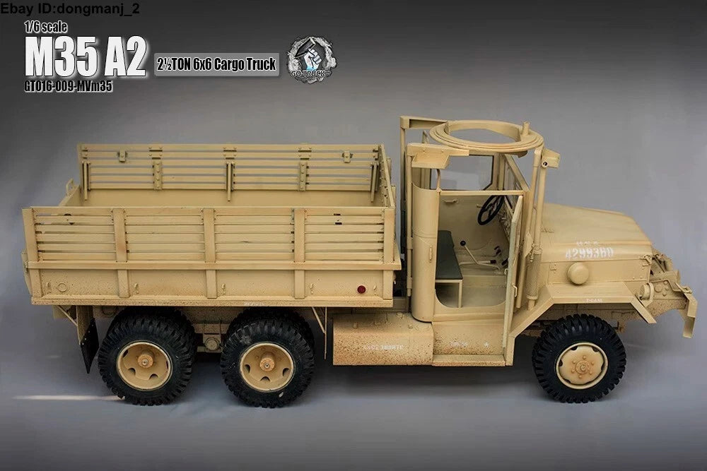 GO-TRUCK 1/6 Full Metal US Army M35 A2 Truck 2.5ton Truck Model For 12'' INSTOCK GO-TRUCK - KOEEK