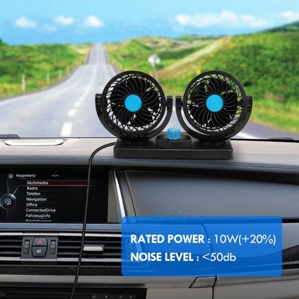 ny 360° Ventiladores Abanicos Para Camiones Carros Portatil Oppladbar USB