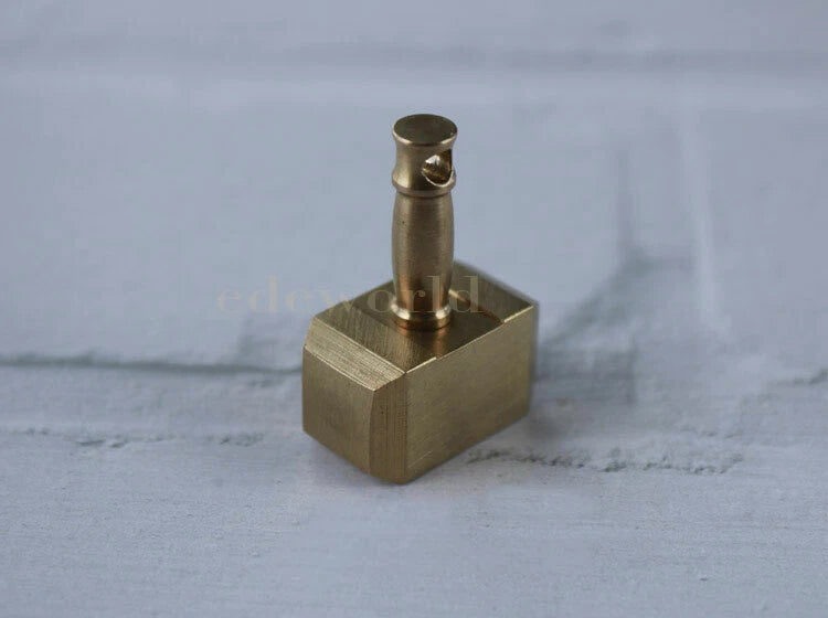 Brass Thor's Hammer Knife Pendant Bead Keychain Necklace Knapsack Ornament EDC 07FC0E-D4 - KOEEK