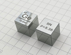 1 Pcs 10mm Germanium Metal Density 99.99% Cube Element Periodic Table Collection 07FC0E-D4 - KOEEK