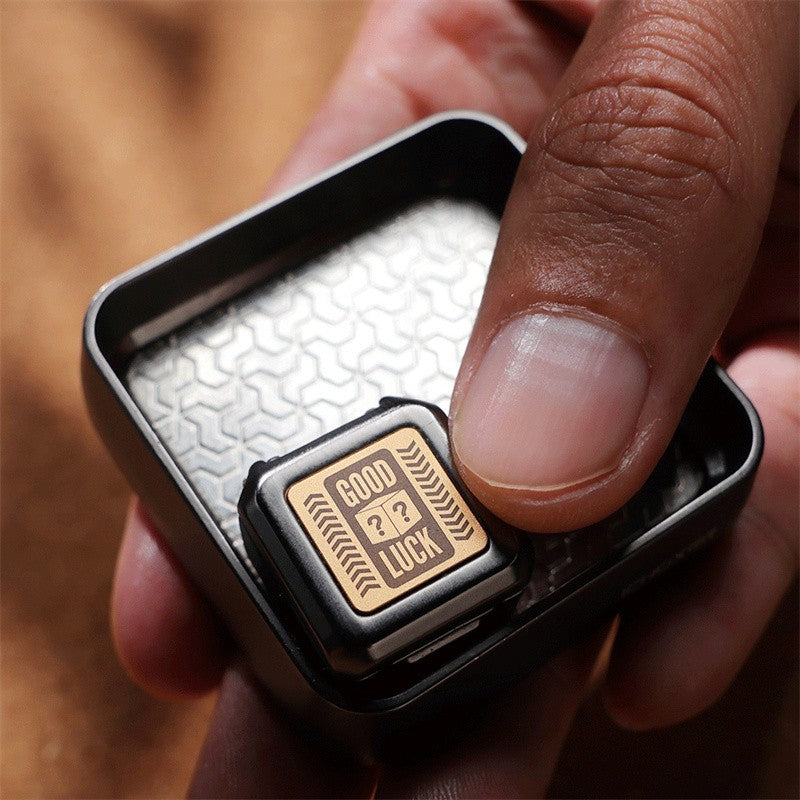 Novel Mysterious Little Box EDC Fidget Stylish Metal Mechanical Relaxation Toy 07FC0E-D4 - KOEEK