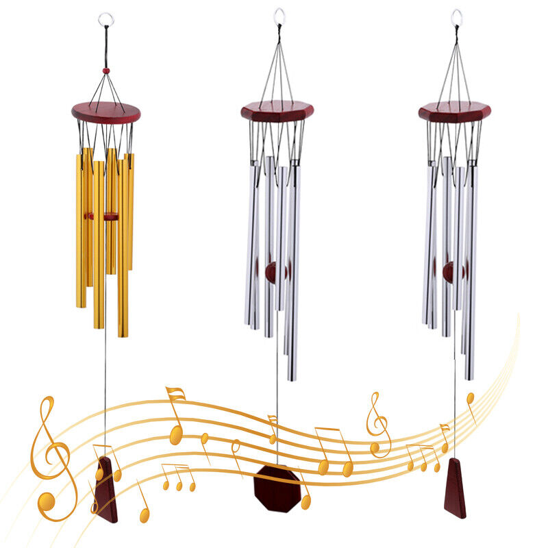 ny 31,5 tommer stor dyb resonans sindsro Metalklokke Wind Chime Udendørs Indendørs Decor