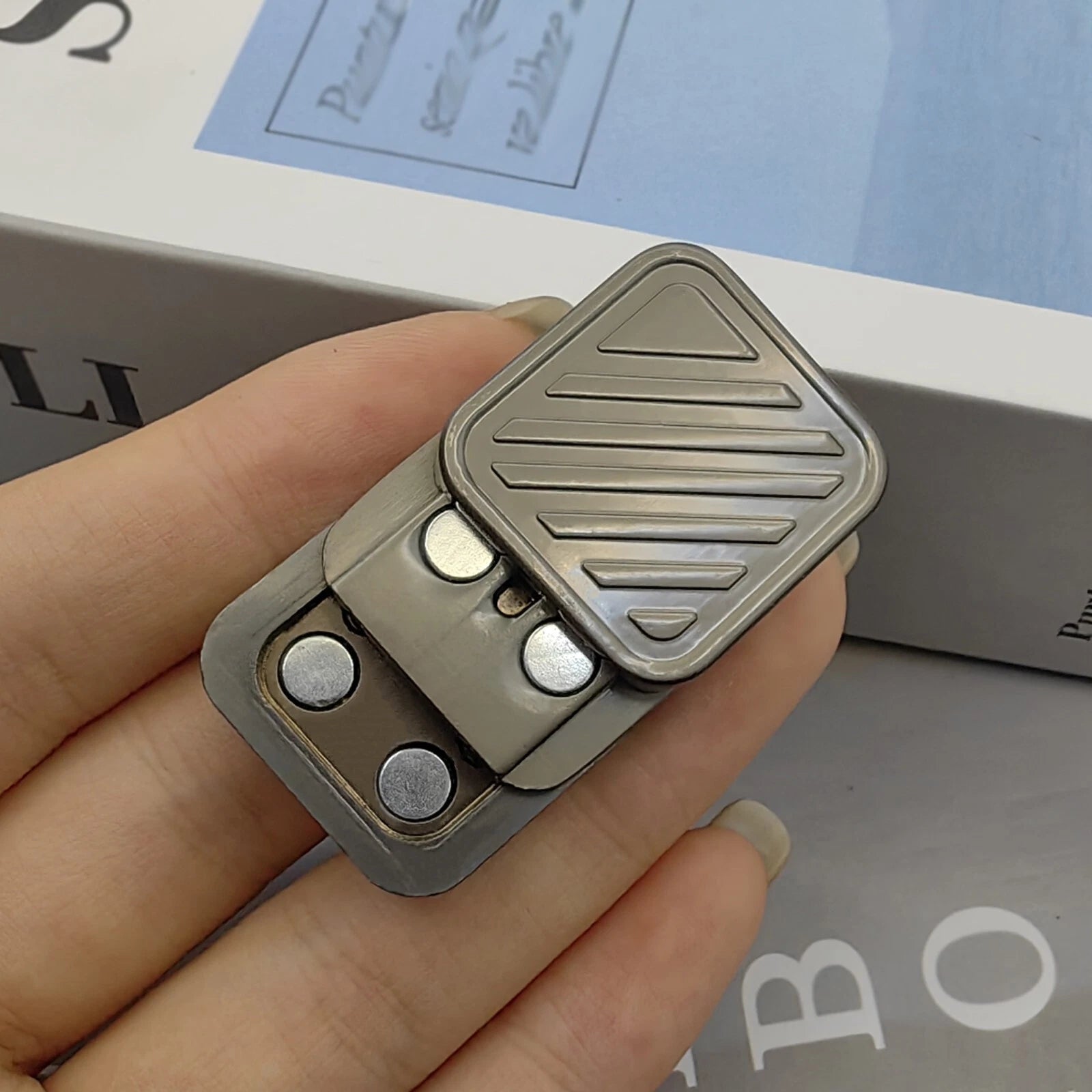 Push Card Mini CP3 Magnetic Slider EDC Fidget Slider Metal ADHD Anti Stress Gift 07FC0E-D4 - KOEEK