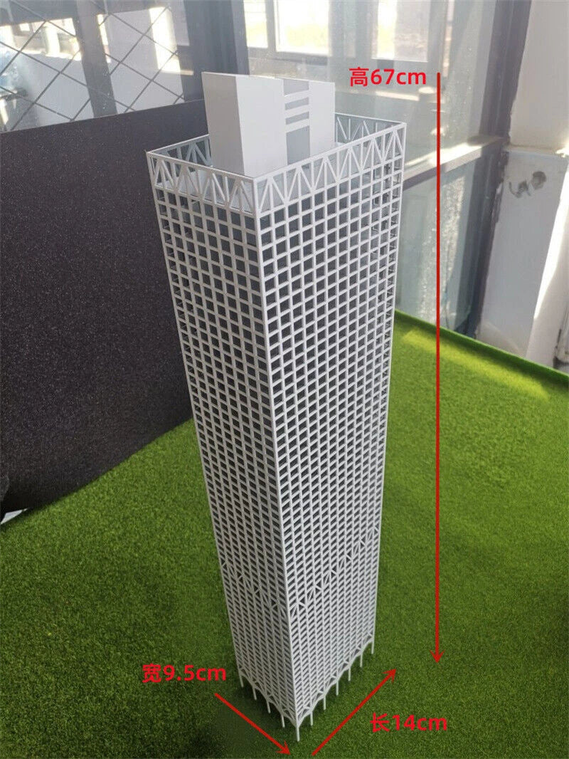1/150 N Scale Modern Business Information Architecture Building Model Assembled 07FC0E-D4 - KOEEK