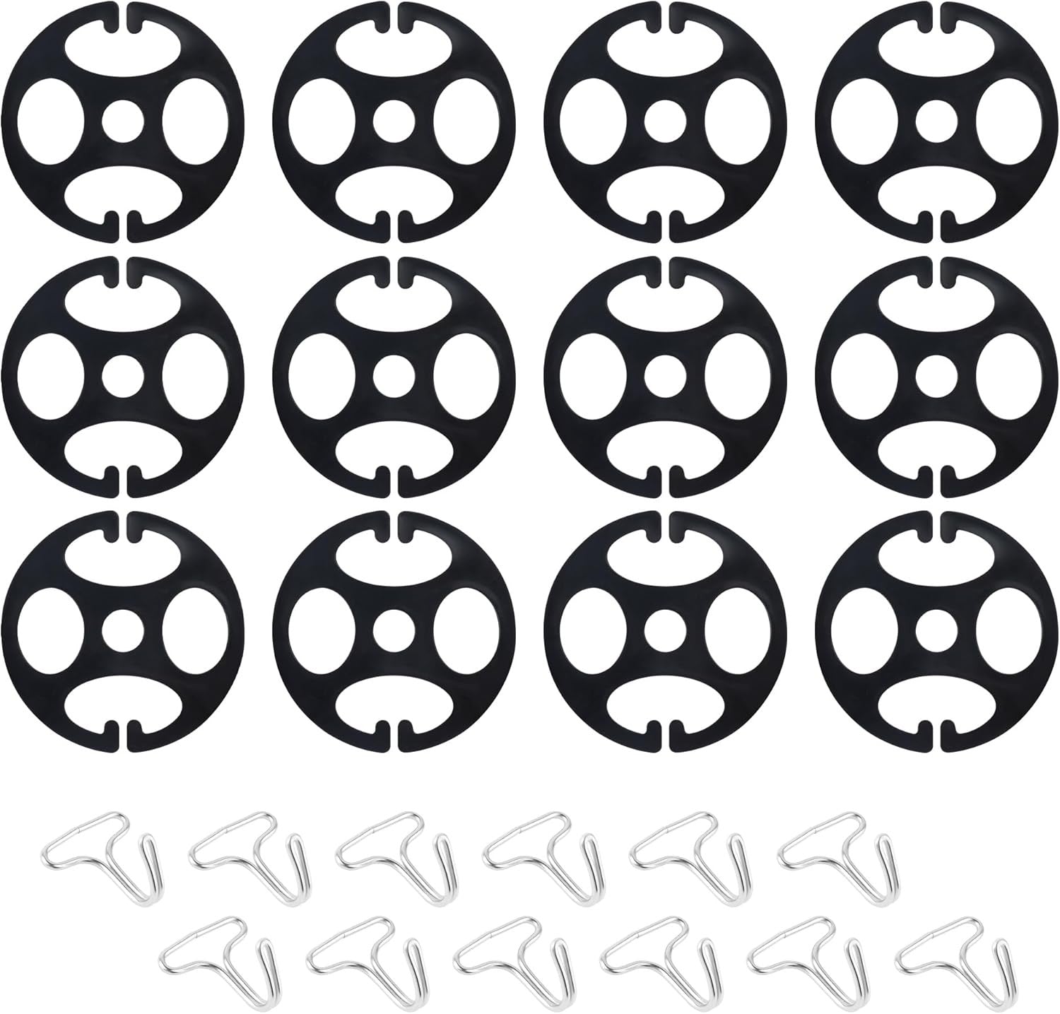 new 24PCS Seat Covers for Cars Hooks,12 Plastic Car Cover Chucks + 12 Metal...