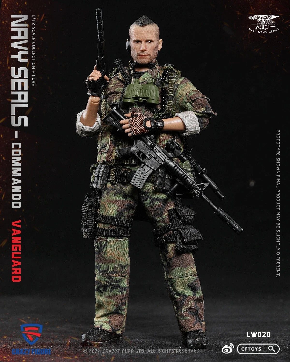 CFTOYS Special Assault Team-Top 1/12 Soldier Action Figure Model Collection 6'' CFTOYS - KOEEK