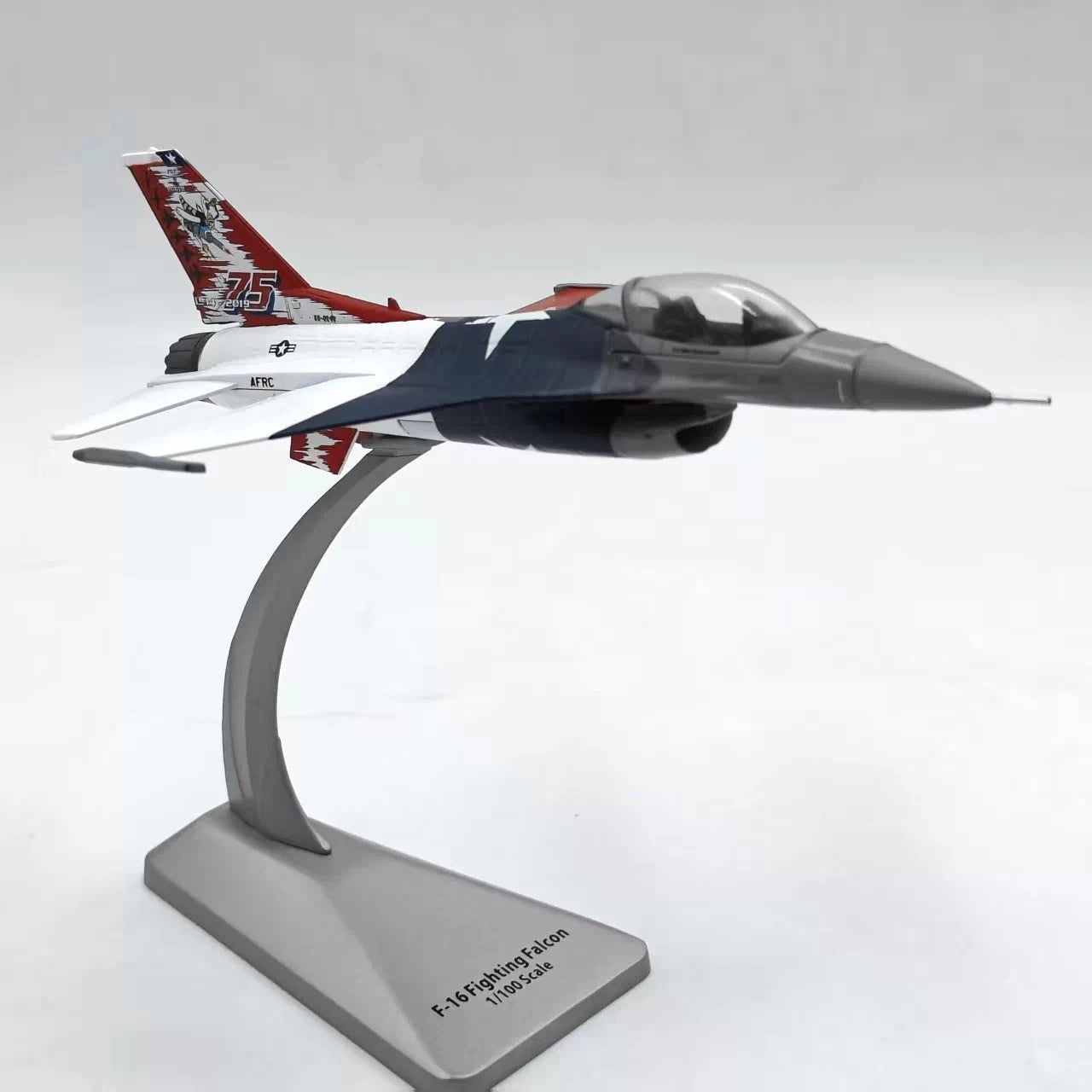 1:100 USAF F-16 Falcon Fighter Jet Model Diecast Plastic Military Aircraft 07FC0E-D4 - KOEEK