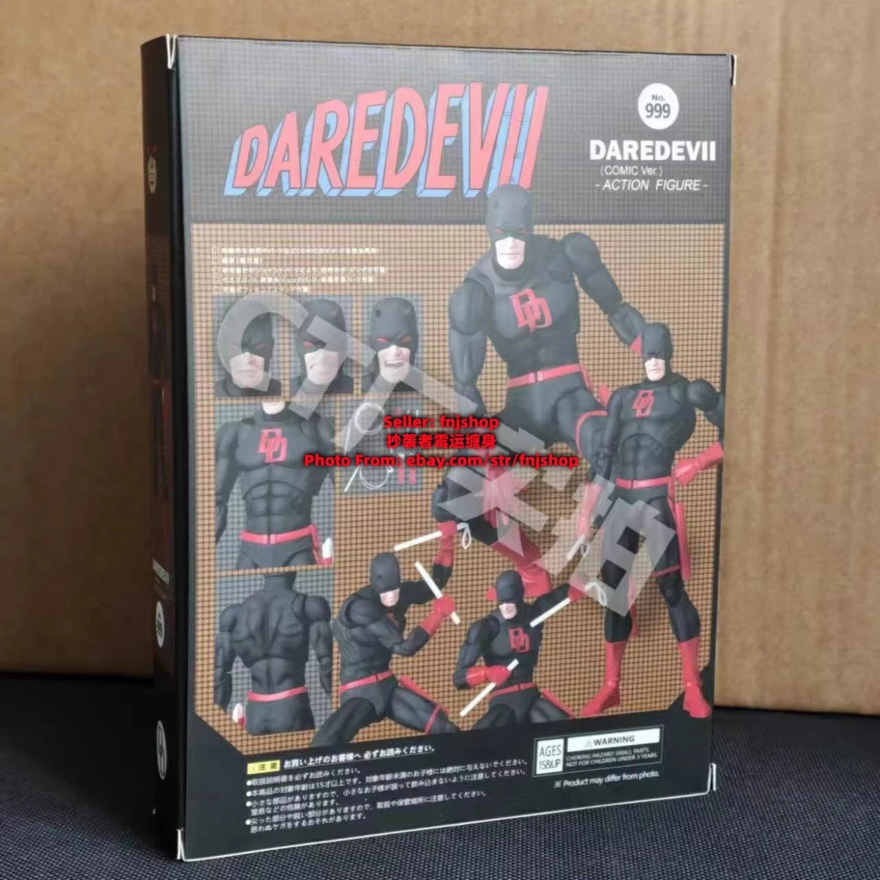 CT Toys No.999 Shadowland Daredevil Comic Ver. Black Suit Action Figure US STOCK CT_TOYS - KOEEK