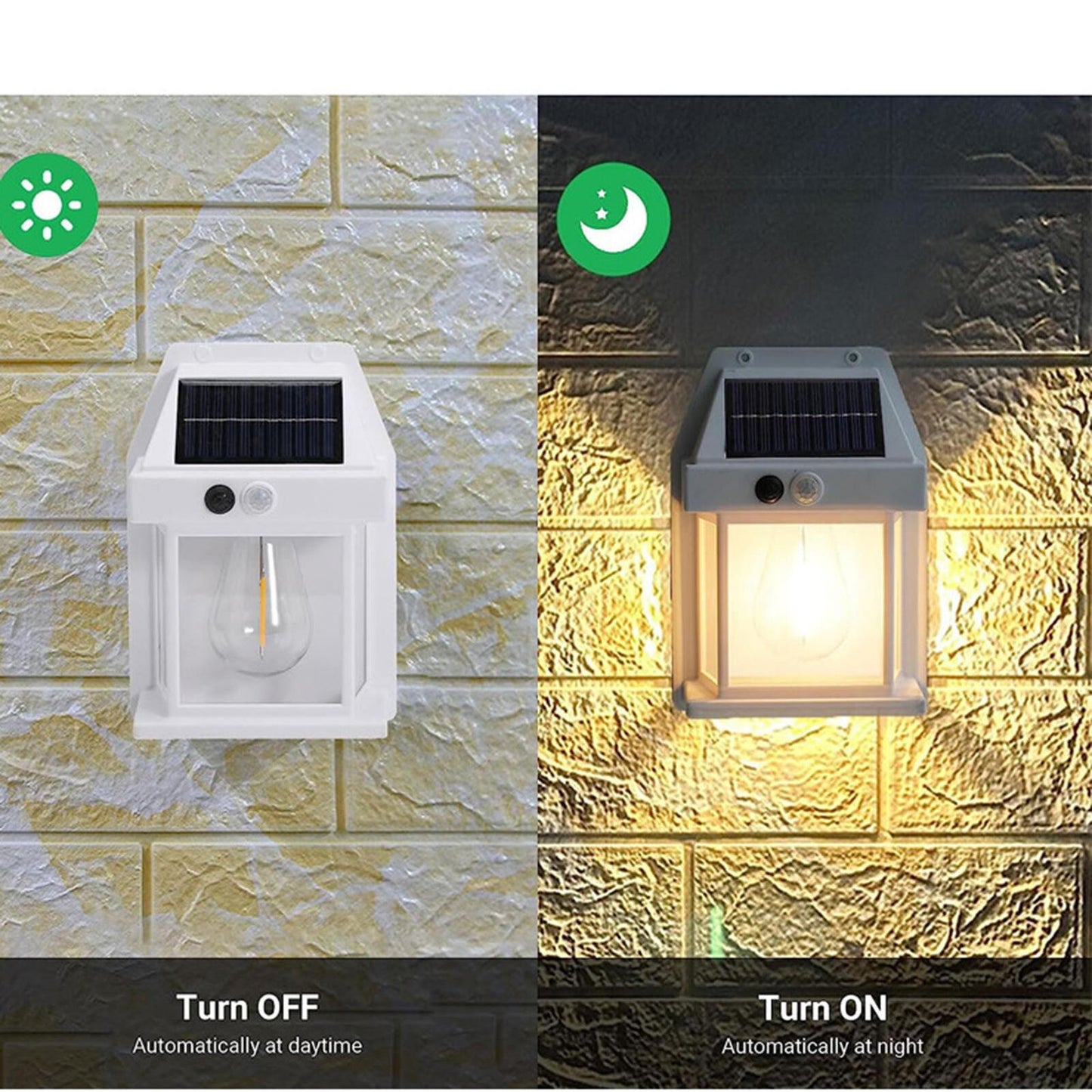 new Solar Wall Lights Solar Deck Lights Outdoor Yard and Fence Light For Garden koeek - KOEEK