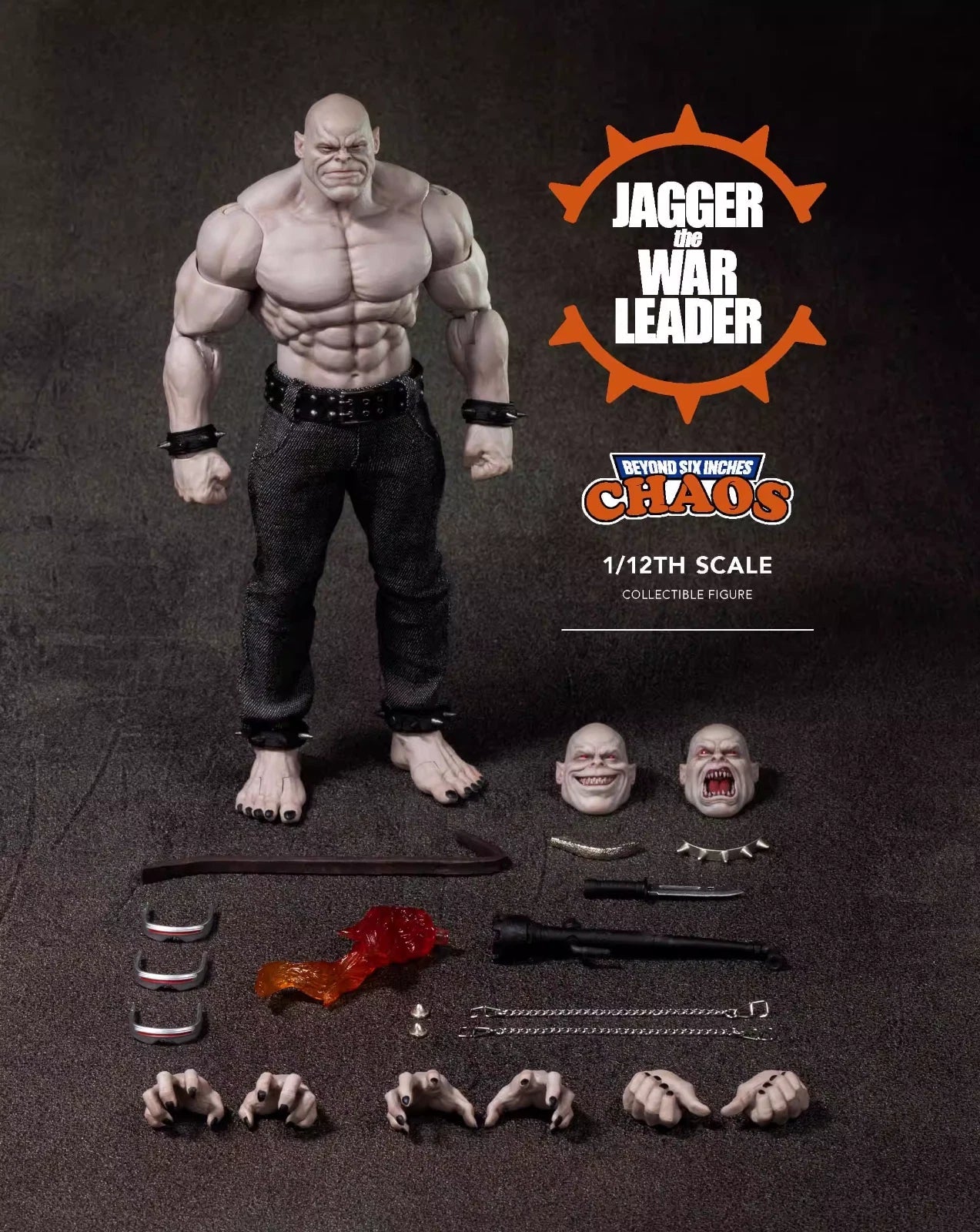 CHAOS 003 1/12 Jagger The War Leader Mutant 6" Action Figure In Stock 2026 CHAOS - KOEEK
