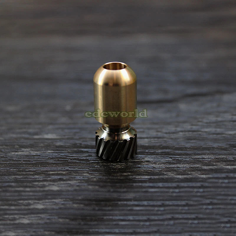 EDC TITANER Titanium + Brass EDC Bead Key Parachute Cord Pendant Lanyard DIYBead TITANER - KOEEK