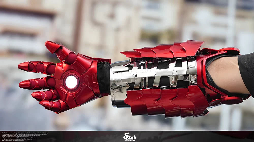 1/1 Iron Man MK5 Right Arm Gloves Wearable Voice Control Touch Remote Control 07FC0E-D4 - KOEEK