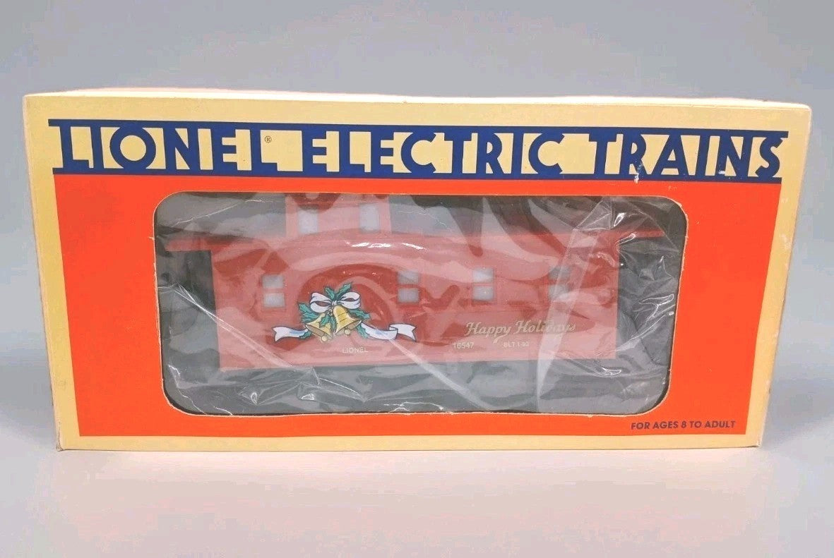 Vintage  Lionel 6-16547 "O" Lighted Christmas Caboose Happy Holidays LIONEL - KOEEK