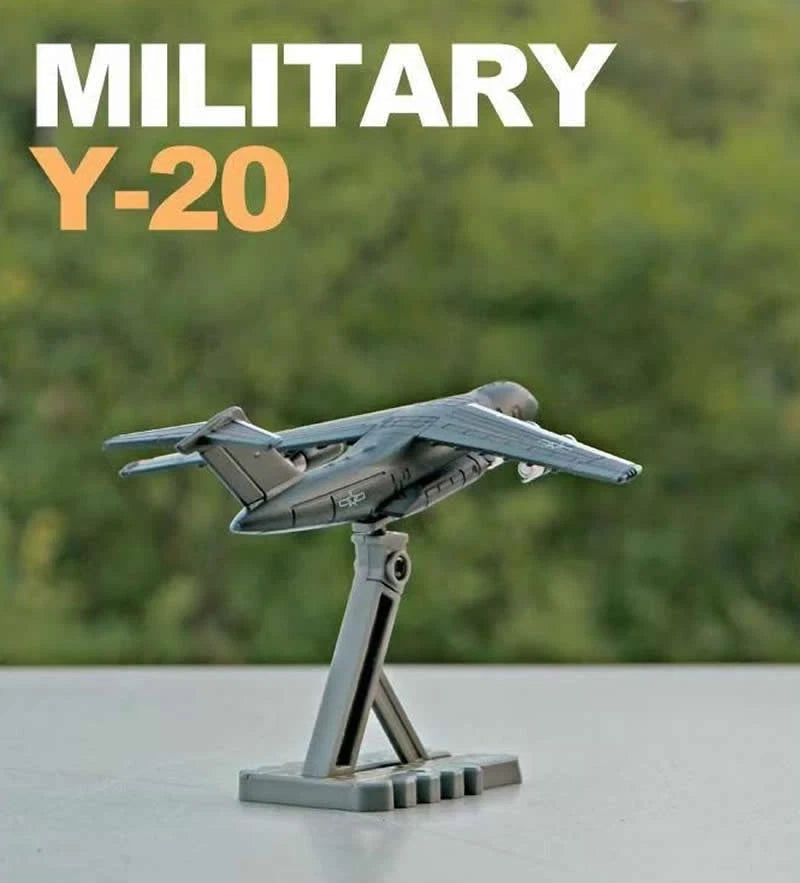 PLA 1/500 Y-20  Transport Aircraft Diecast Finished Product Model 07FC0E-D4 - KOEEK