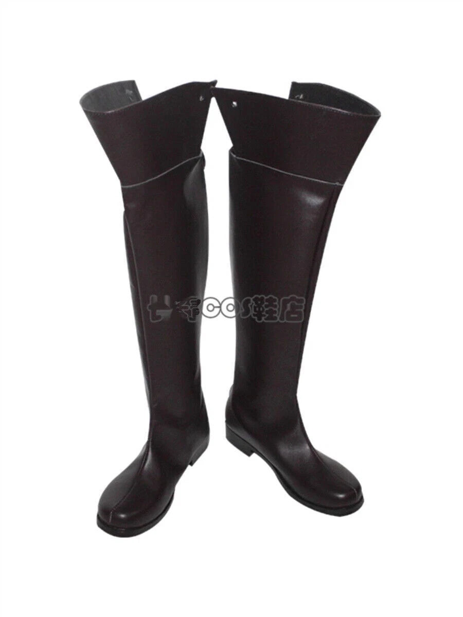 Anime Attack On Titan Eren Jager Cosplay Shoes Cos Shingeki no Kyojin Long Boots 07FC0E-D4 - KOEEK