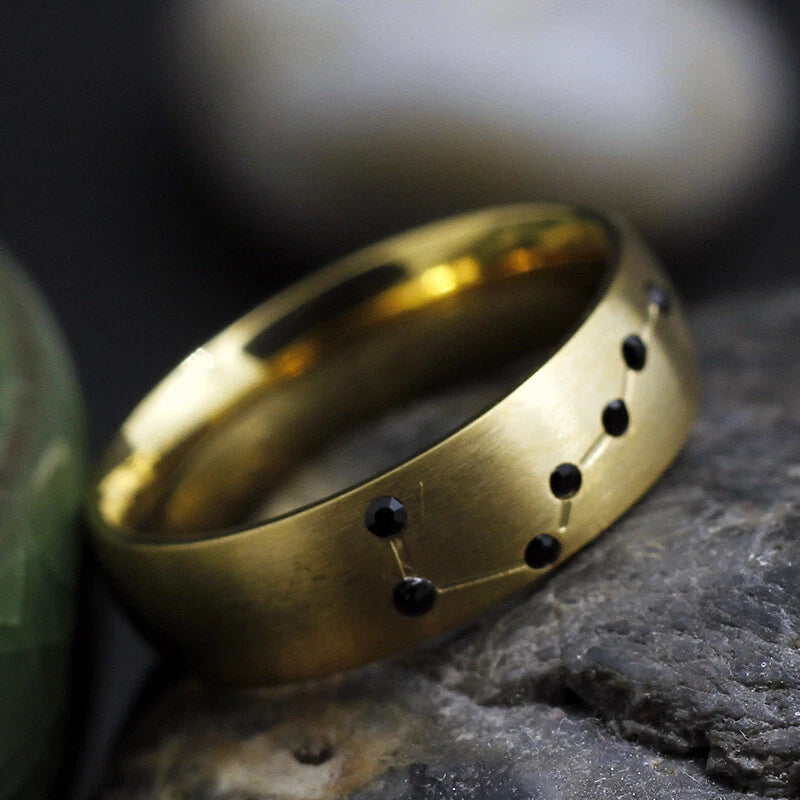 Chinese Magic Ring Taoist Triones Bagua Spinner Ring Amulet Feng Shui Talisman 07FC0E-D4 - KOEEK