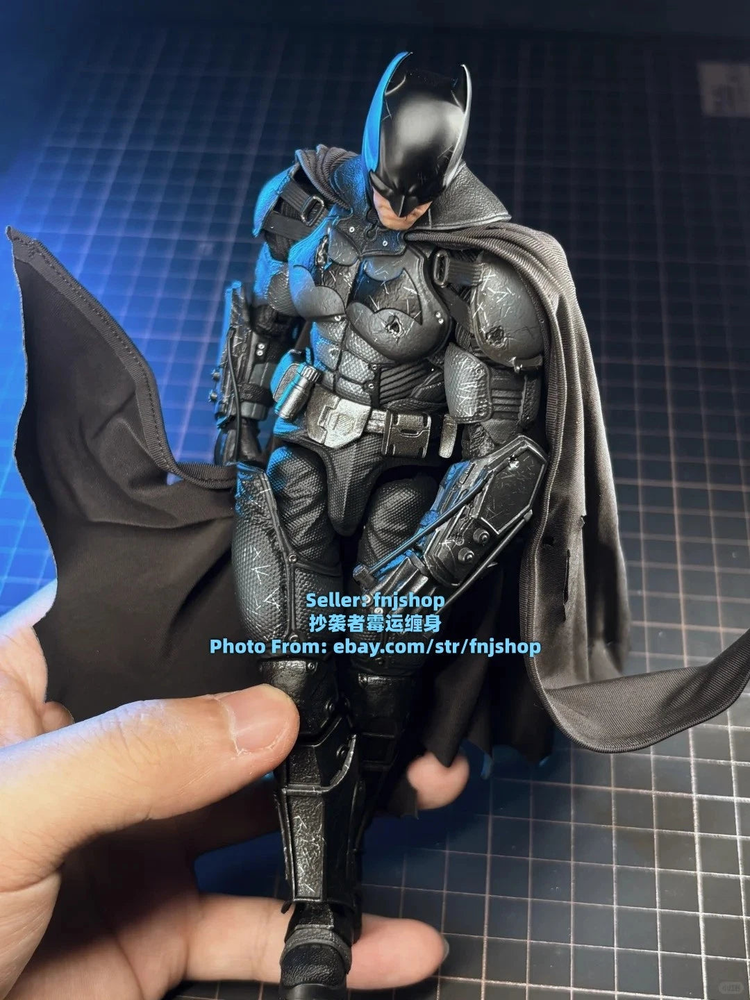 INART Batman Arkham Origins Battle Damaged Ver. 1/12 Action Figure  IN STOCK INART - KOEEK