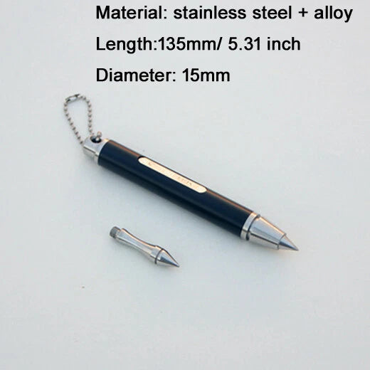 Stainless Steel Cool Stick EDC Outdoor Multi Tool Pendant Portable T-Type Stick 07FC0E-D4 - KOEEK