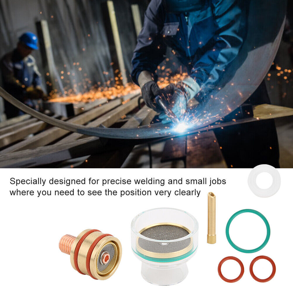 new TFM53NCN TIG Welding Kit TIG Torch Welding Torch Glass Cup Collet For WP9/WP20 koeek - KOEEK