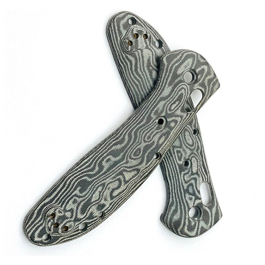 1Pair Custom Micarta Material Handle Scales Patch for Benchmade Griptilian551EDC 07FC0E-D4 - KOEEK