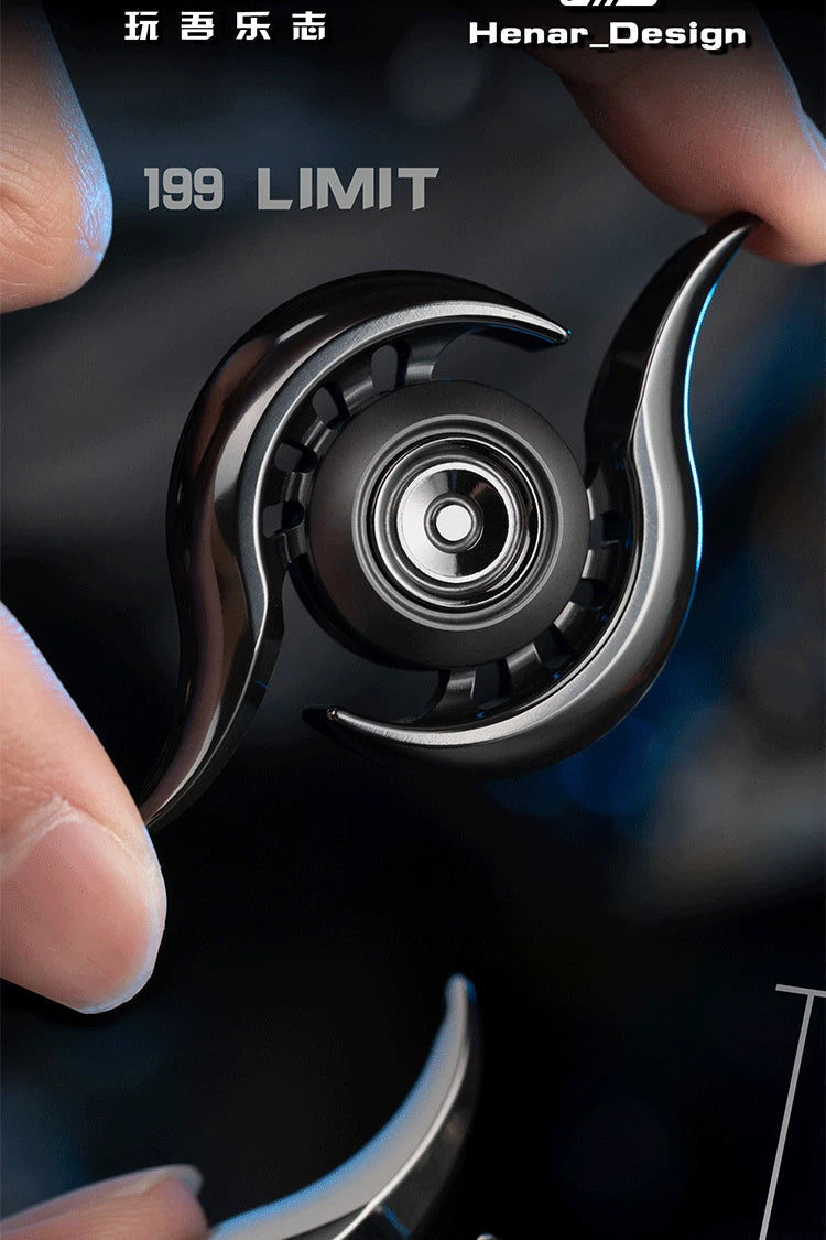 EDC Magic Eye Fidget Spinner Metal Toy Stress Relief Necklace Gift Spinning Tops 07FC0E-D4 - KOEEK