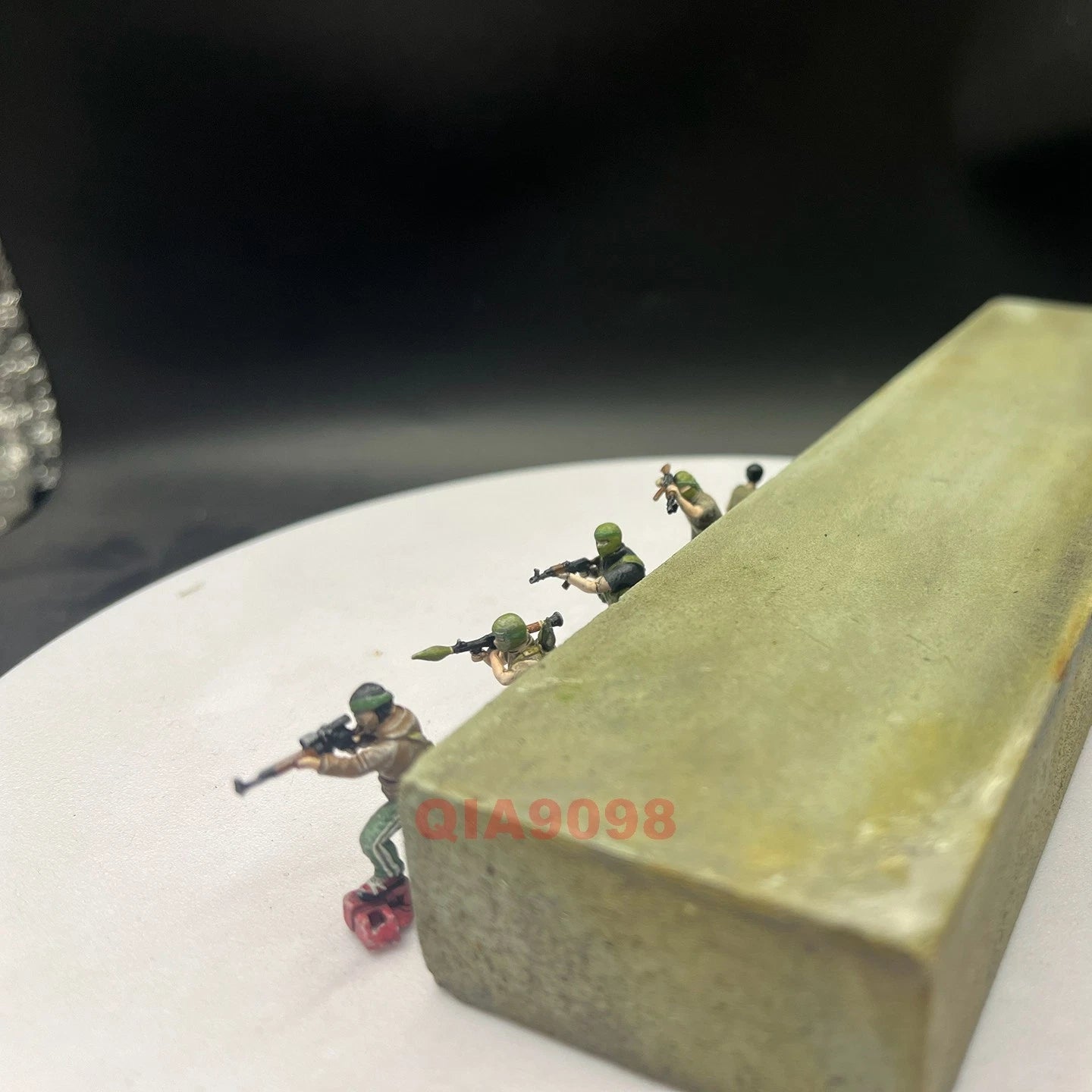 1/72 Scale Middle Eastern Militiaman 5PCS Soldiers Model for Scene Display 07FC0E-D4 - KOEEK