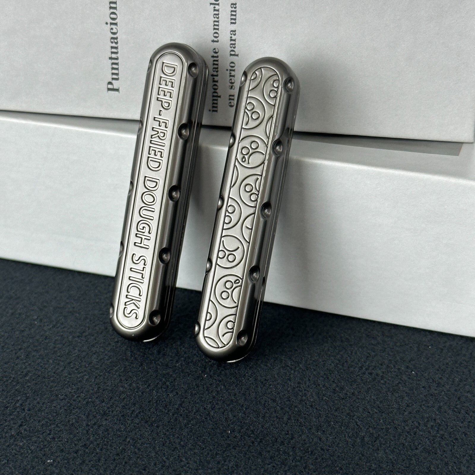 Fidget Slider Push Fried Stick PPB Desk Toy Adult Decompression Metal EDC Gifts 07FC0E-D4 - KOEEK