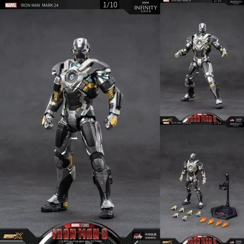 ZD Toys Marvel Iron Man Mark 24 MK24 1/10 Scale 7" Action Figure Model Collector MARVEL - KOEEK