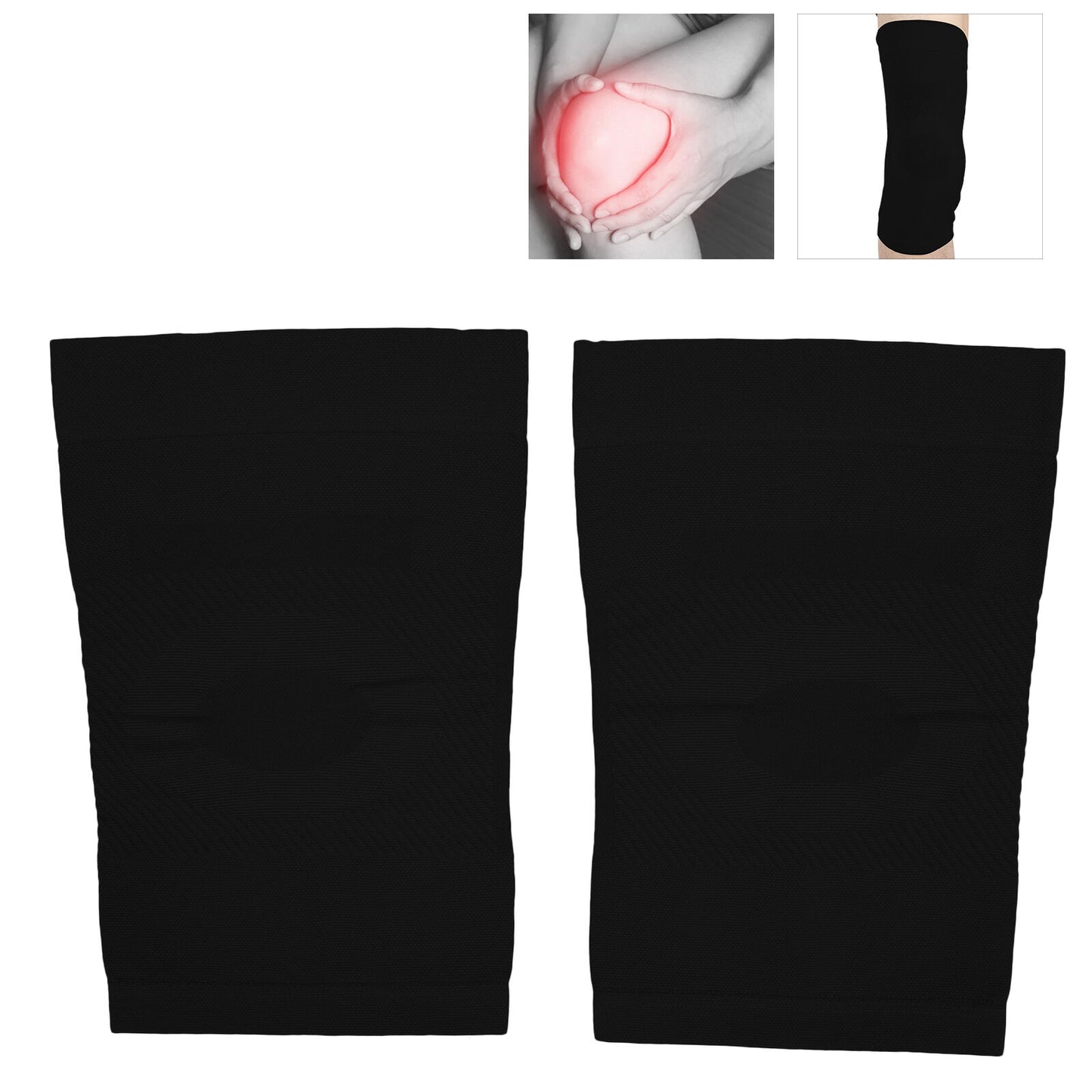 new Knee Compression Sleeve Blended Knee Braces Knee Sleeve Pads For Relief(L ) HGF koeek - KOEEK