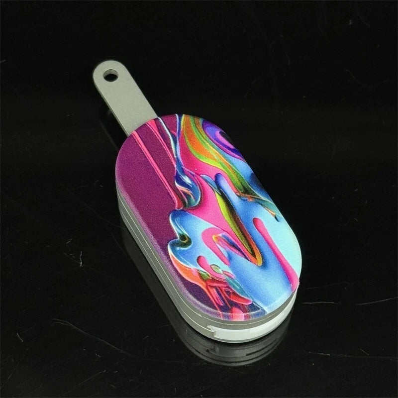 Creative Ice Cream Fidget Slider EDC Metal Push Haptic Slider Kawaii Fidget Toy 07FC0E-D4 - KOEEK