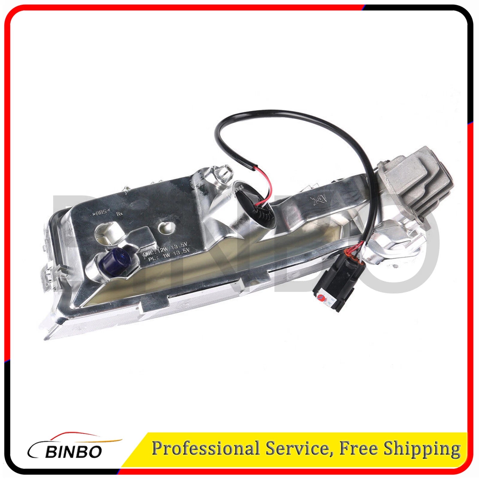 Passenger Side Front Bumer Fog Light Lamp Clear Lens Fit for Volvo S60 2014-2018 07FC0E-D4 - KOEEK