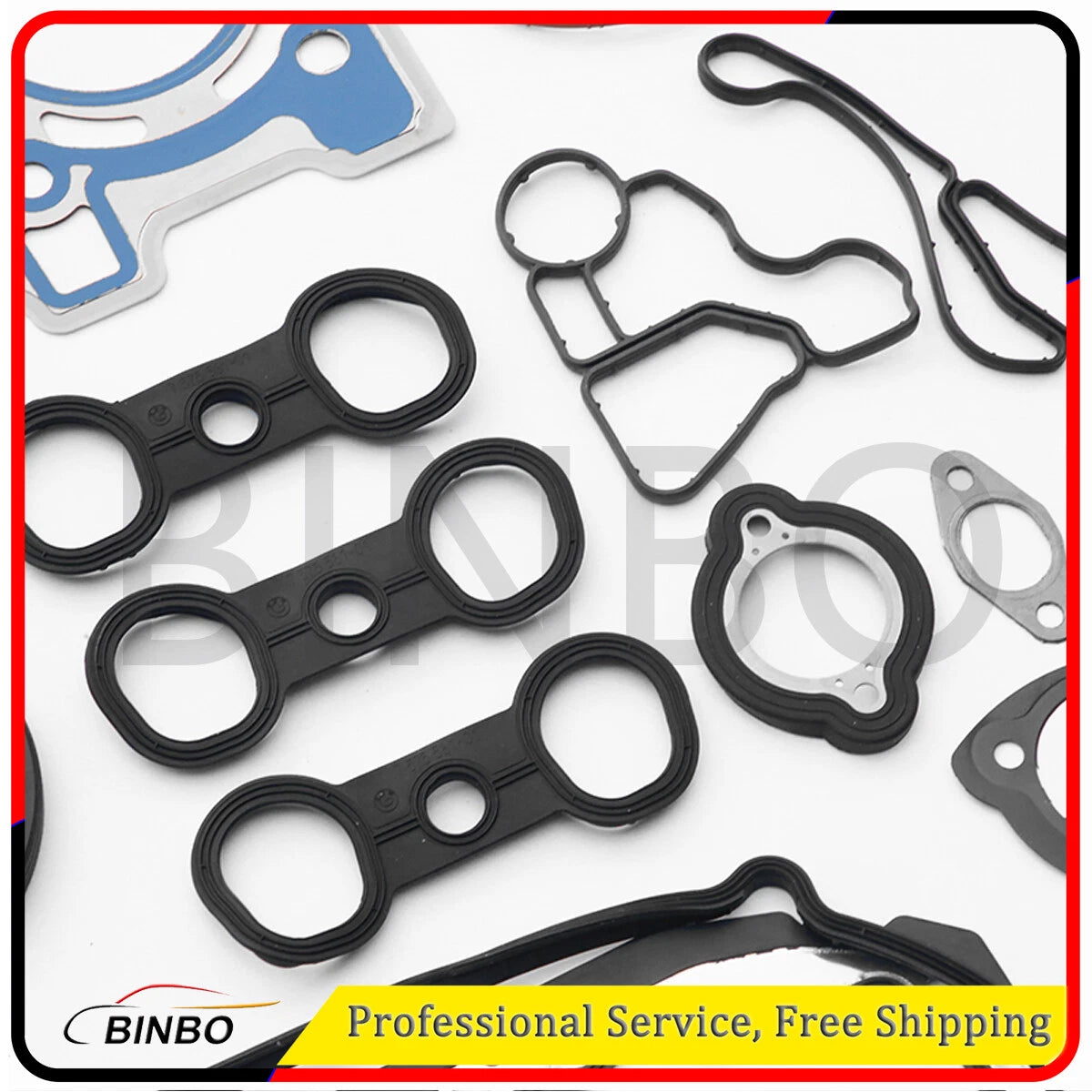Engine Overhaul Gaskets Seals Kit For BMW 323i 525i E90 E60 E83 E84 E89 N52 2.5L 07FC0E-D4 - KOEEK