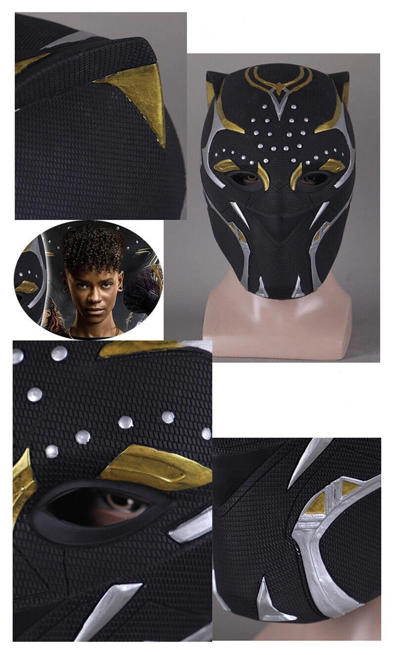 Black Panther：wakanda Forever Cosplay Game Halloween Helmet Mask Carnival Props 07FC0E-D4 - KOEEK