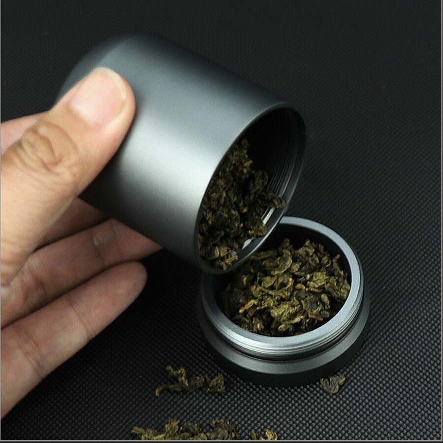 Aluminum Alloy Dust-proof Waterproof Metal Jewelry Storage Tea outdoor EDC Box 07FC0E-D4 - KOEEK