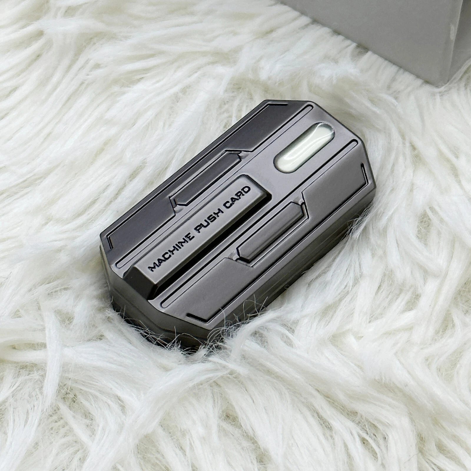 Push Card Pulse Coin Luminous EDC Magnetic Decompression Artifact Metal Toy Gift 07FC0E-D4 - KOEEK