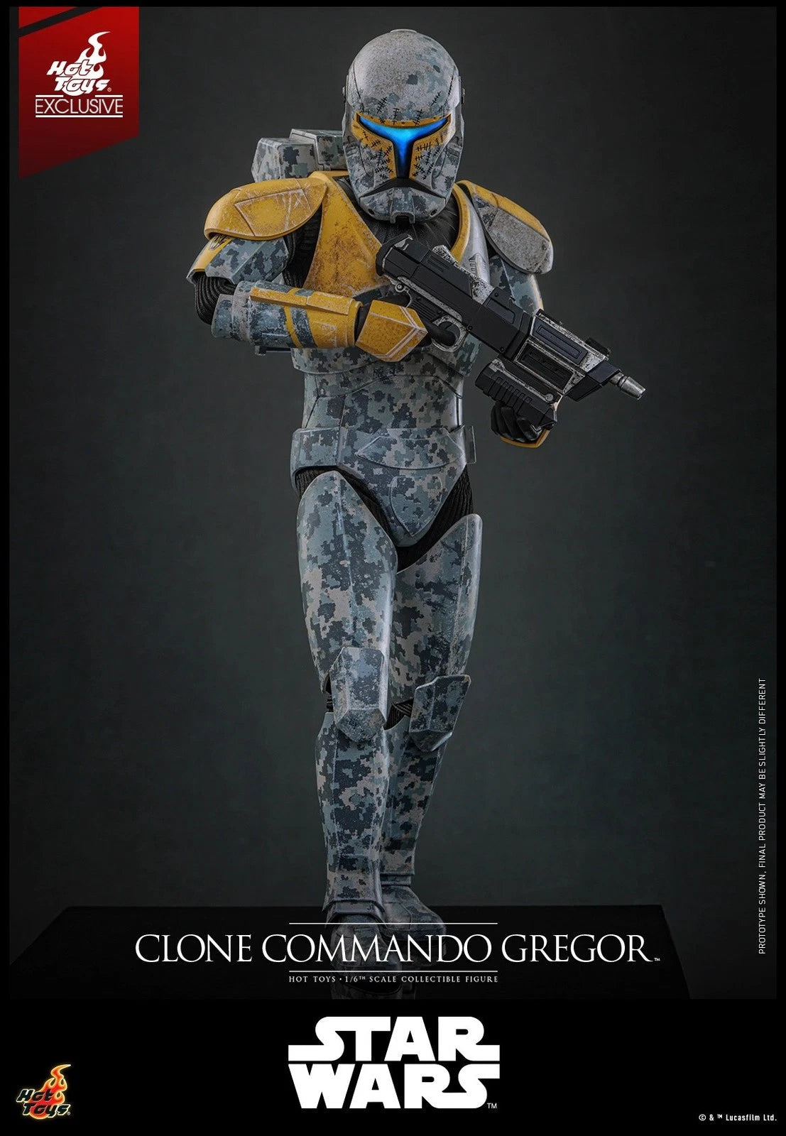Hot Toys TMS155 1/6 Clone Commando Gregor 12 inch Collectible Action Figure HOT_TOYS - KOEEK