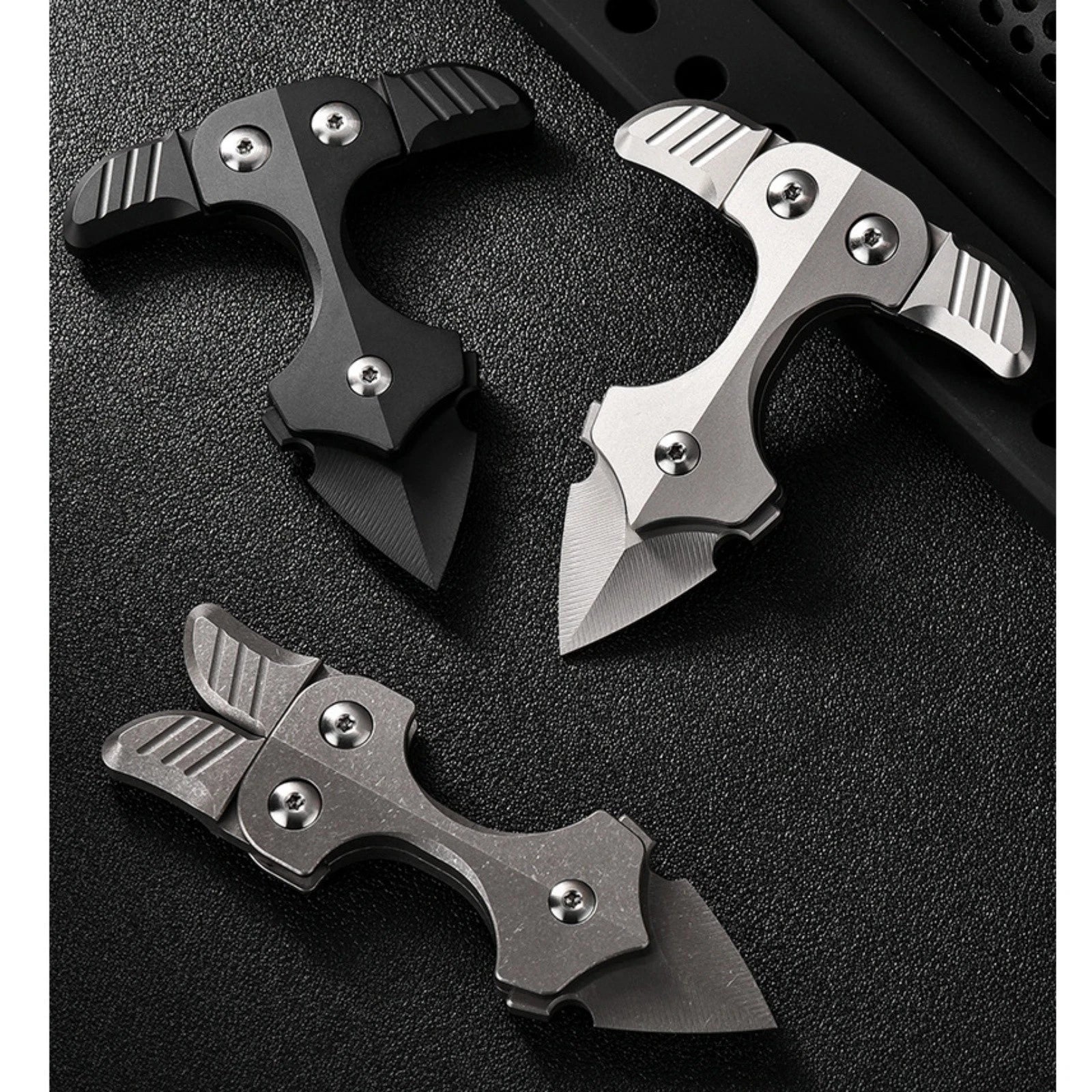 Titanium Alloy Multi-tool Toys EDC Pry Bar With Sheath Outdoor Camping Gear Gift 07FC0E-D4 - KOEEK