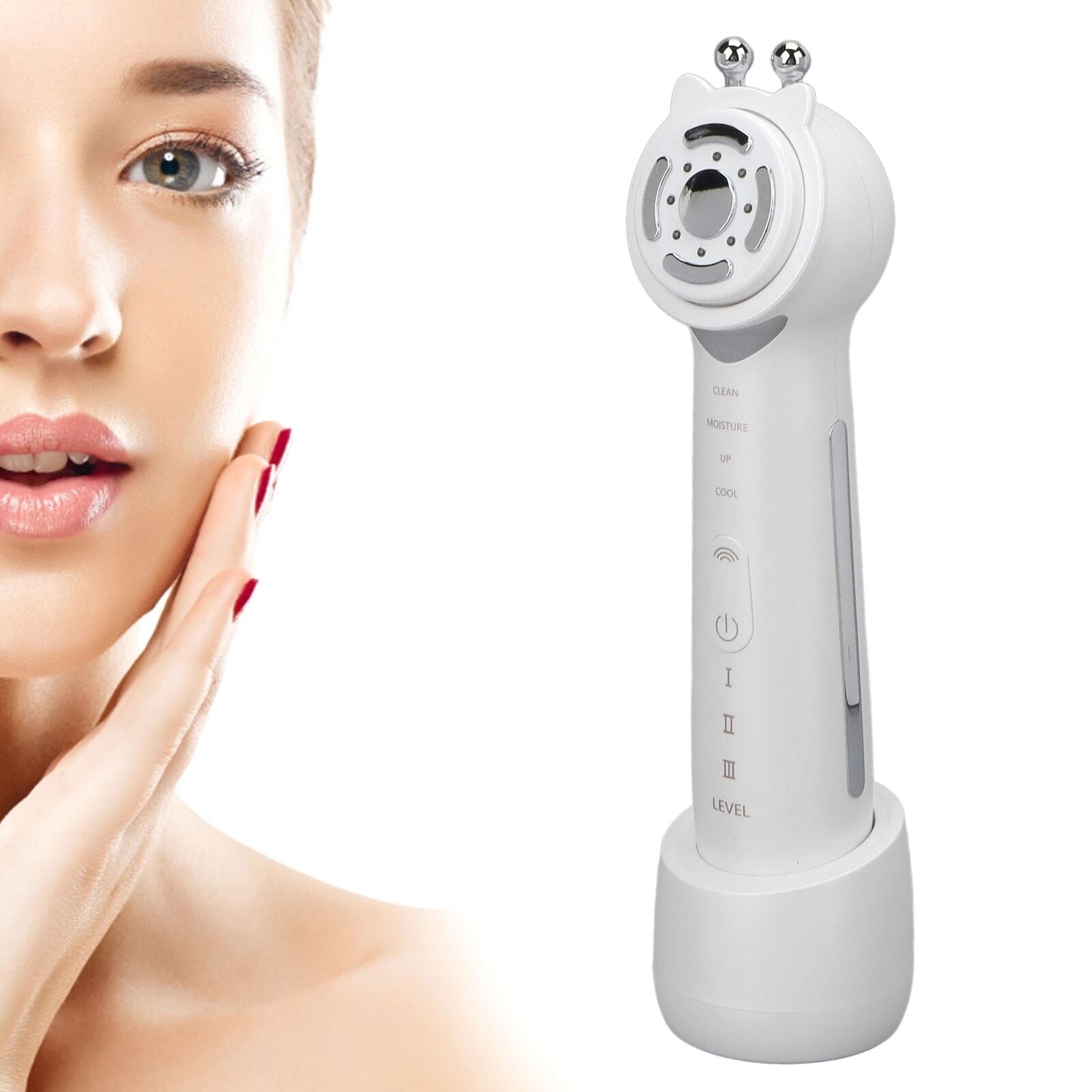 new Ultrasonic Cleansing Machine Rejuvenation Lifting Firming Face Massager HGF koeek - KOEEK