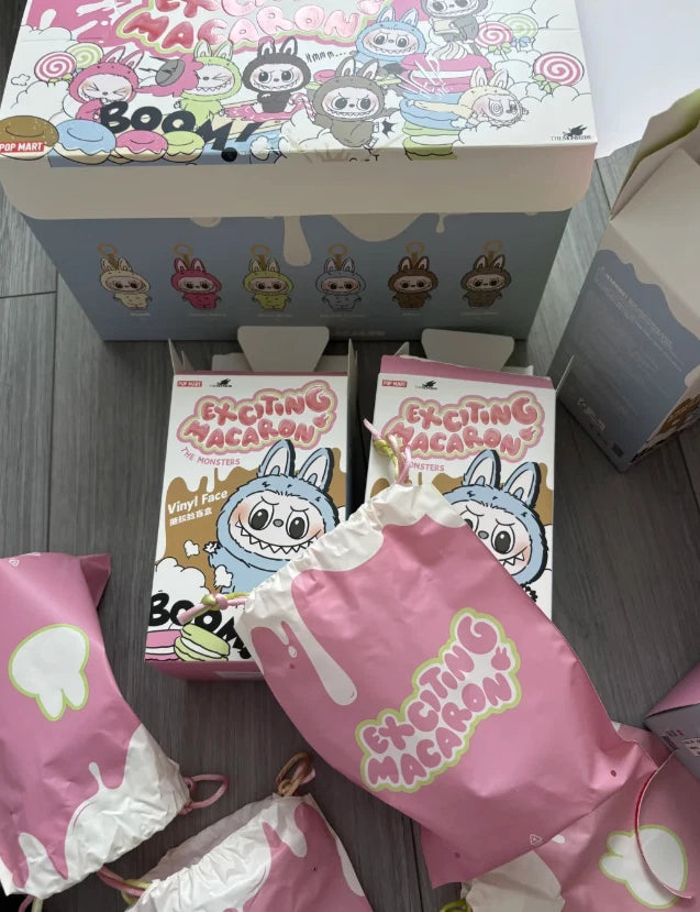 POP MART The Monsters Tasty Macarons Blind Box -Must-have Collectible Home Decor POP_MART - KOEEK
