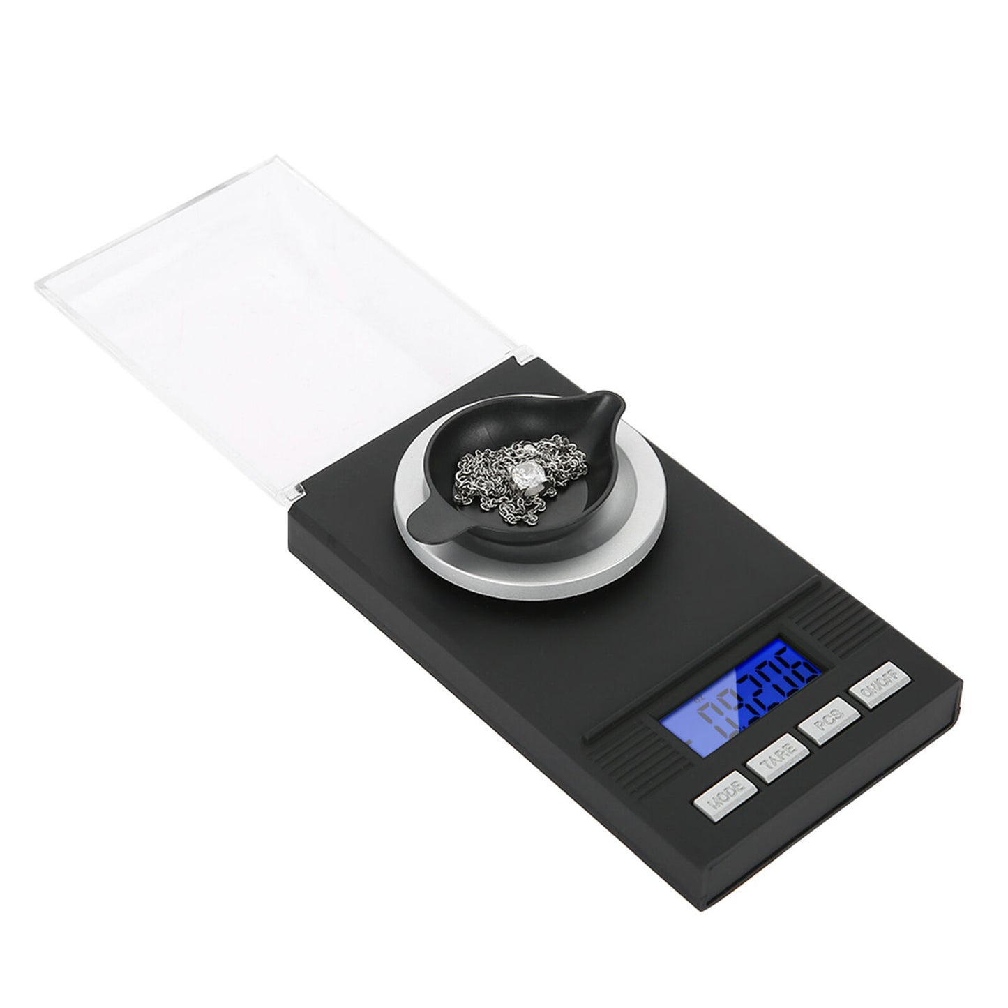 new Mini Portable High Accuracy 0.001g Pocket Jewelry Scale With LED Digital Dis Cus koeek - KOEEK