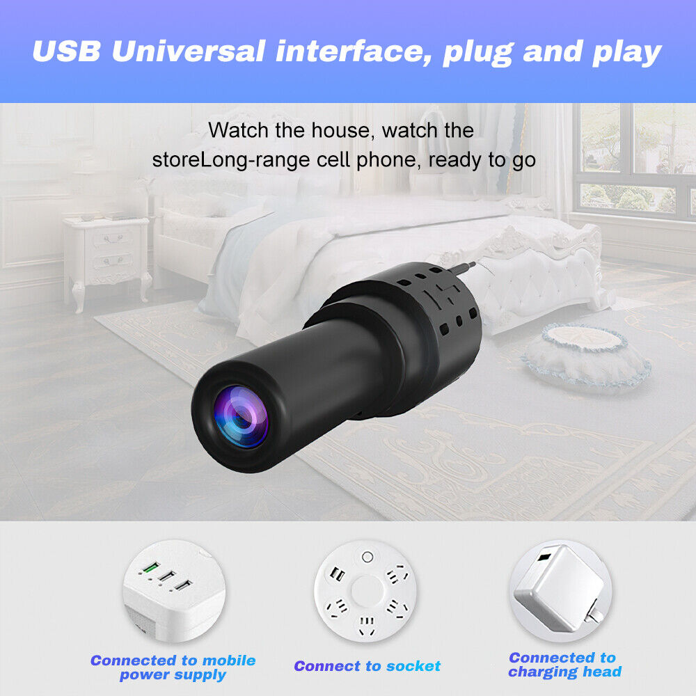 ny HD 1080P Mini Spy Camara De Seguridad WiFi Home Security Skjult videokamera kamera