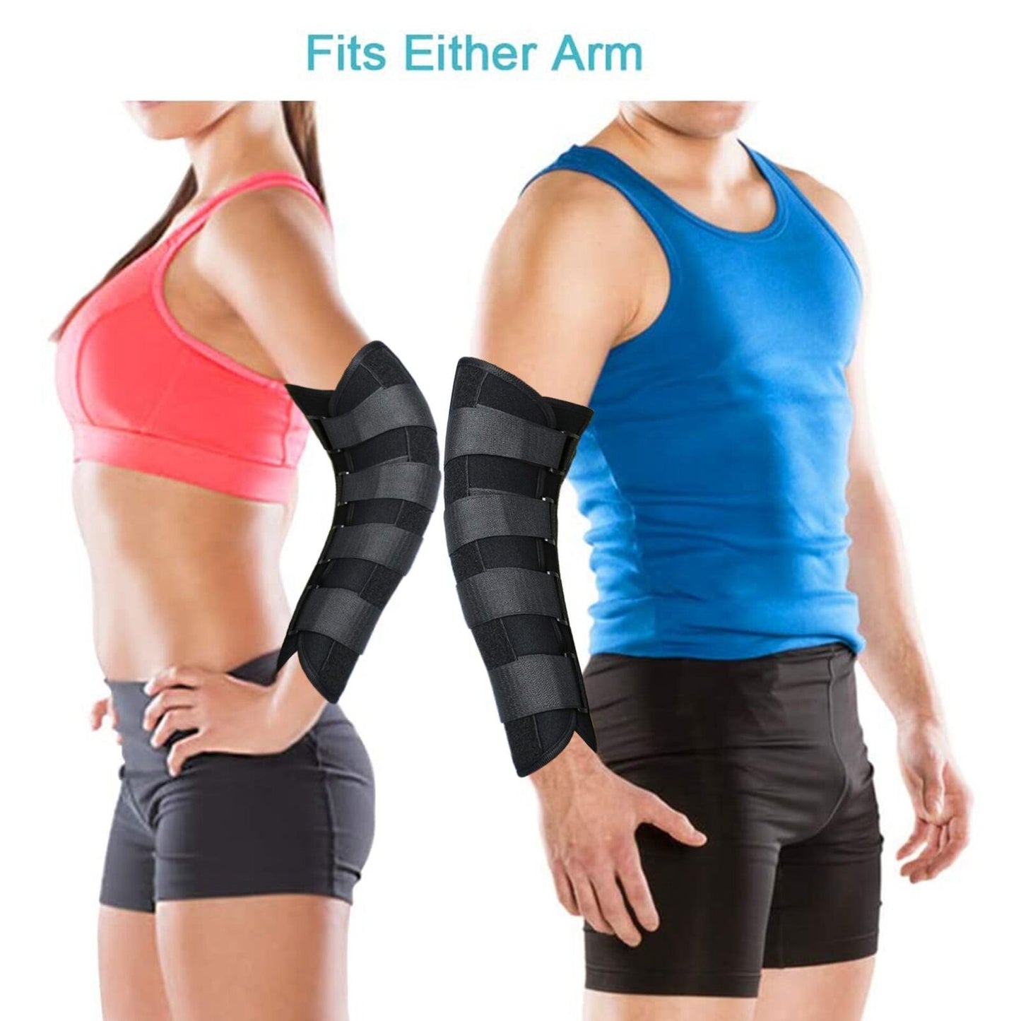 new Elbow Splint Brace Immobilizer Stabilizer Support Cubital Tunnel Syndrome HGF koeek - KOEEK